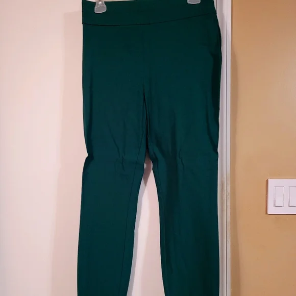 slim fit dress slacks Dark Green Slim Fit Suit Pants main image 0